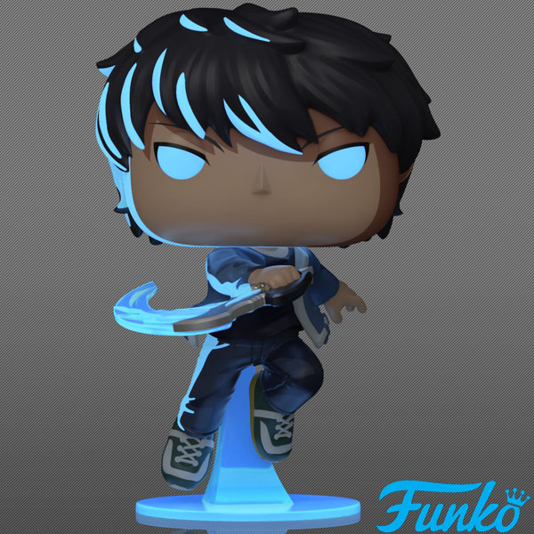 Funko POP #1982 Solo Leveling Sung Jinwoo Glow Chase Figure